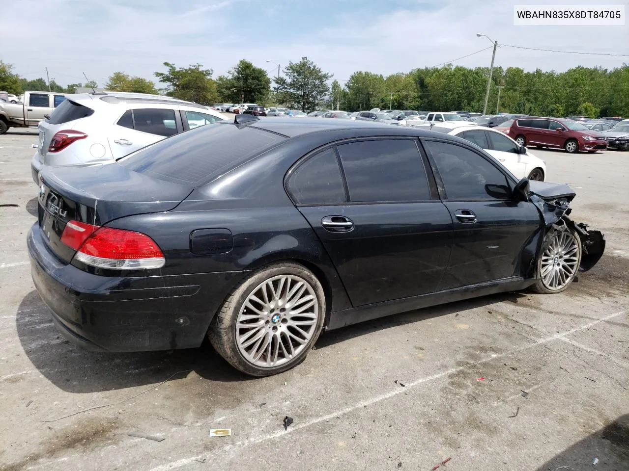 2008 BMW 750 Li VIN: WBAHN835X8DT84705 Lot: 67658184