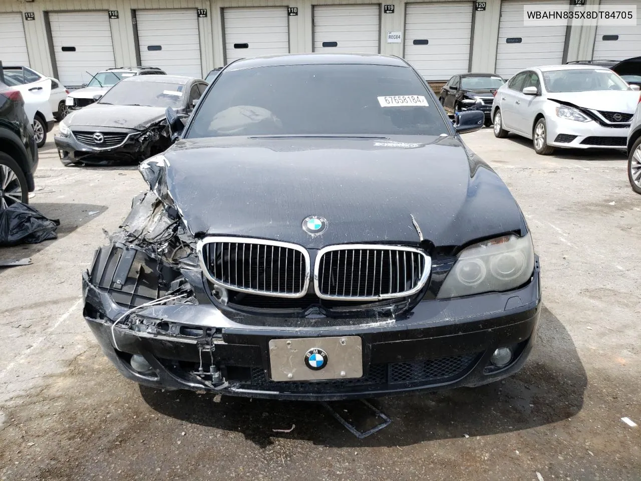 2008 BMW 750 Li VIN: WBAHN835X8DT84705 Lot: 67658184