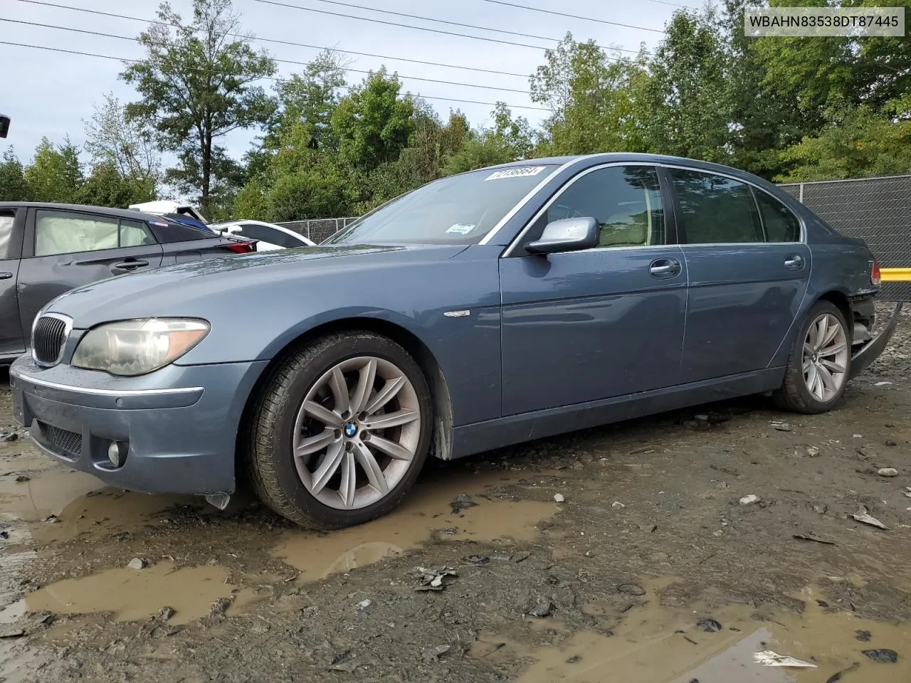 2008 BMW 750 Li VIN: WBAHN83538DT87445 Lot: 72136864