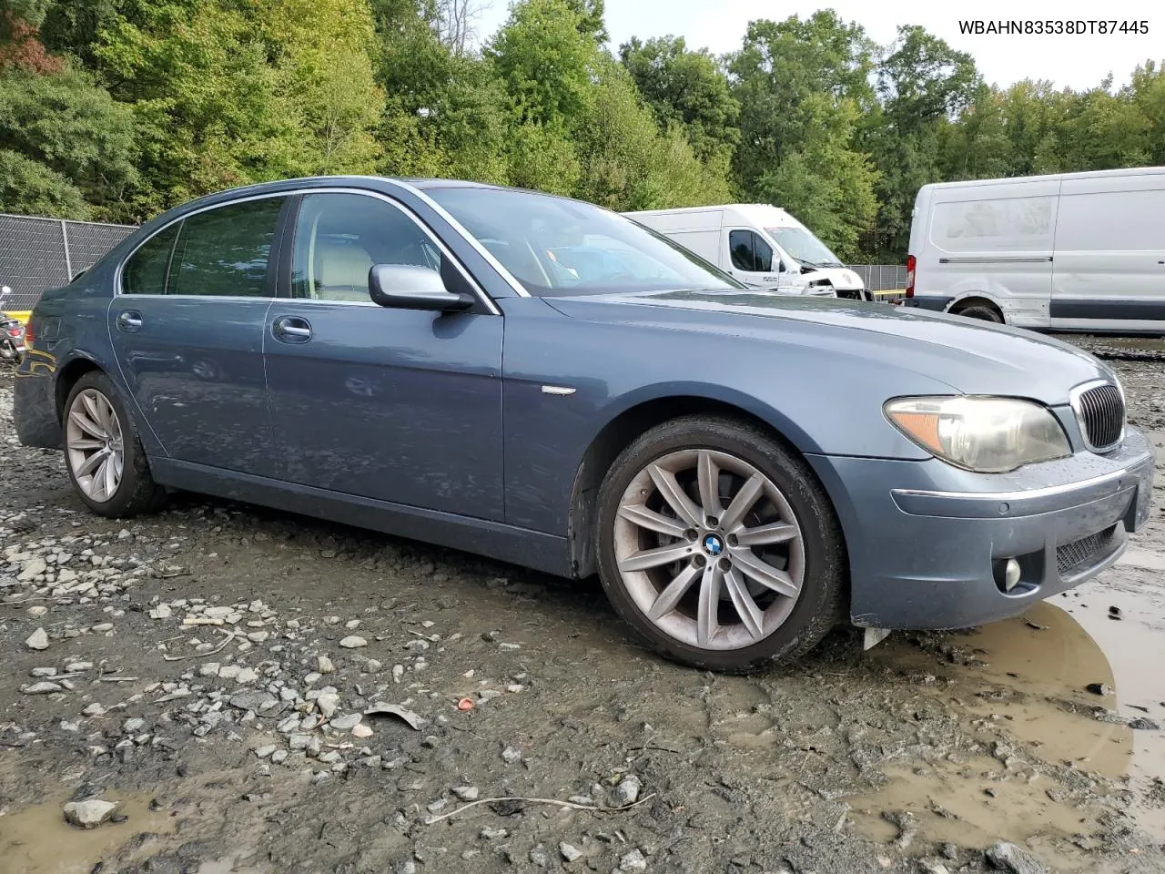 2008 BMW 750 Li VIN: WBAHN83538DT87445 Lot: 72136864