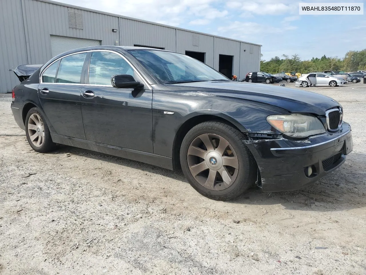 2008 BMW 750 I VIN: WBAHL83548DT11870 Lot: 73282444