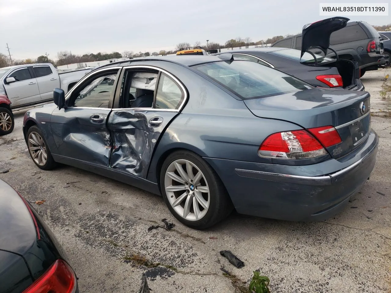 2008 BMW 750 I VIN: WBAHL83518DT11390 Lot: 73338484