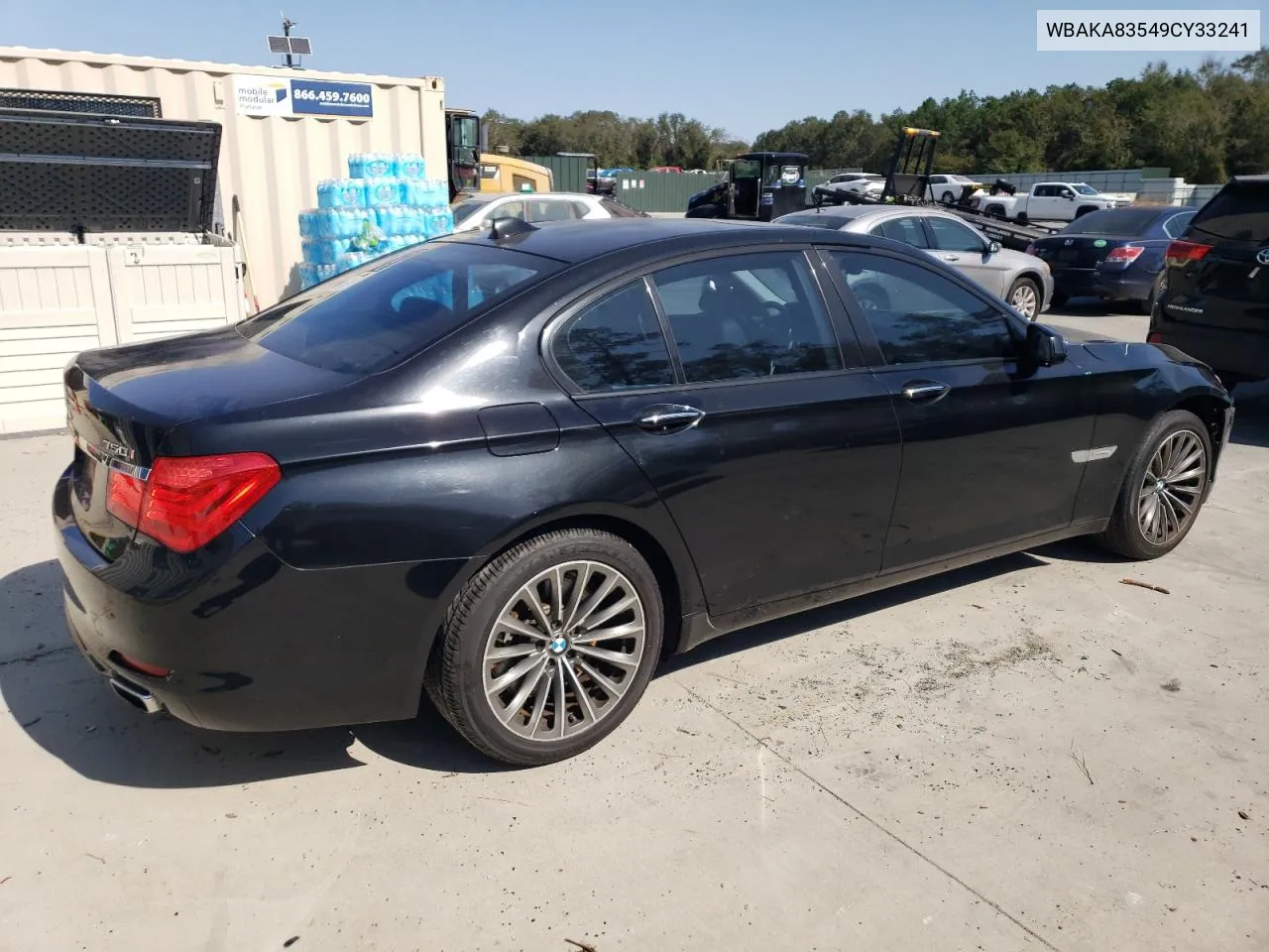 2009 BMW 750 I VIN: WBAKA83549CY33241 Lot: 75237884