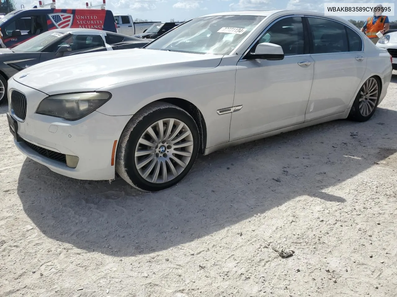 2009 BMW 750 Li VIN: WBAKB83589CY59595 Lot: 77601194