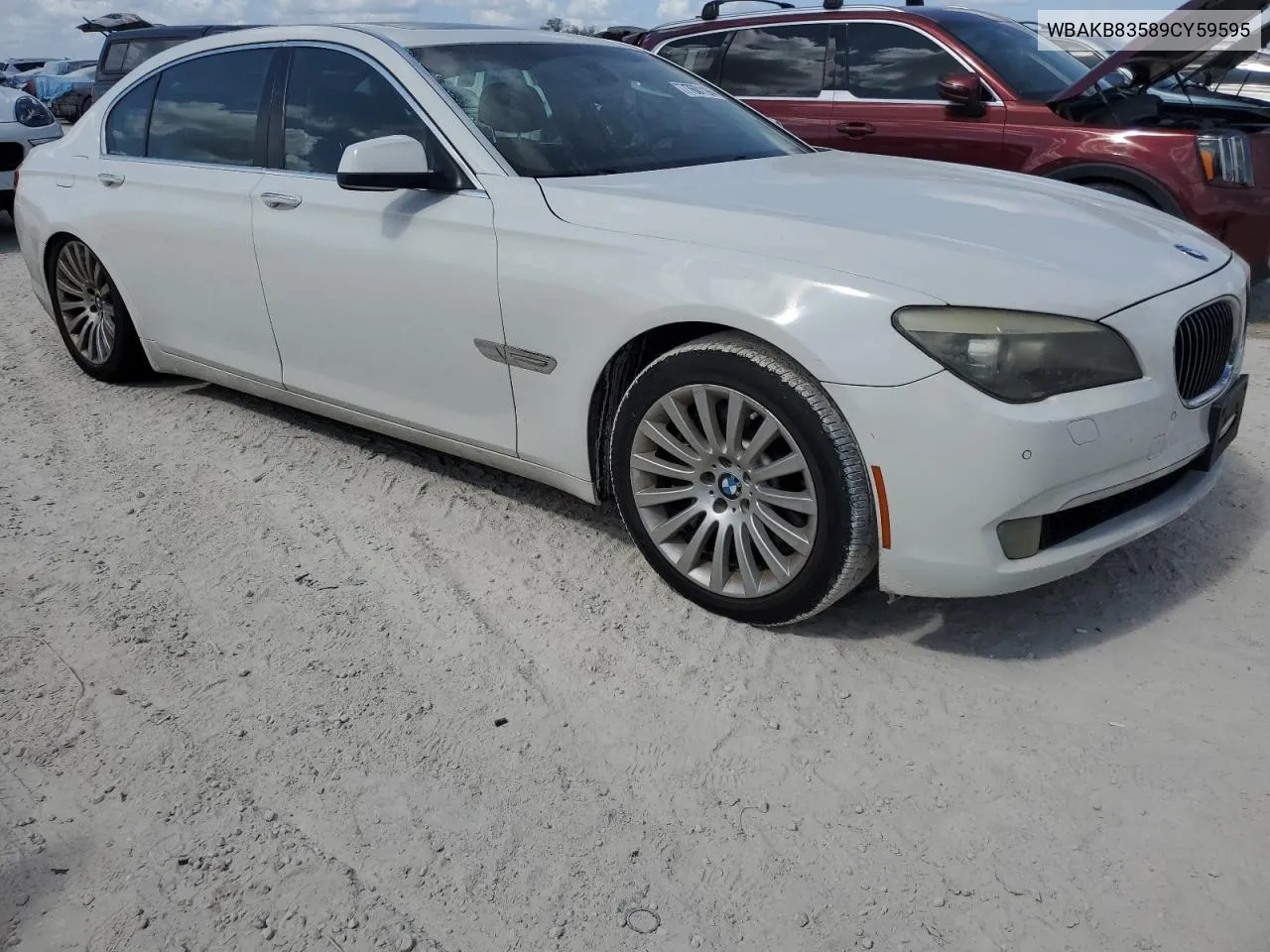 2009 BMW 750 Li VIN: WBAKB83589CY59595 Lot: 77601194