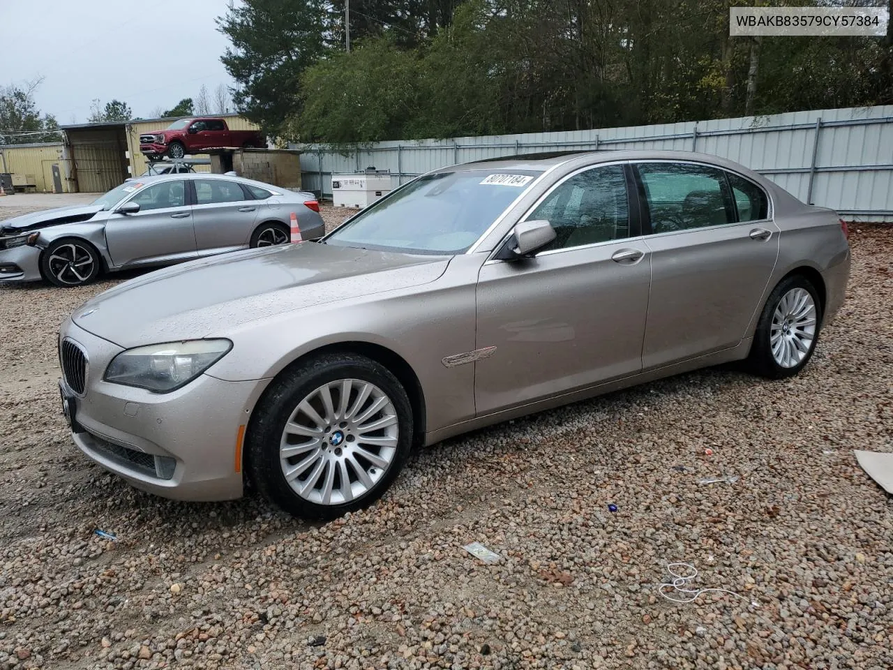 2009 BMW 750 Li VIN: WBAKB83579CY57384 Lot: 80707184