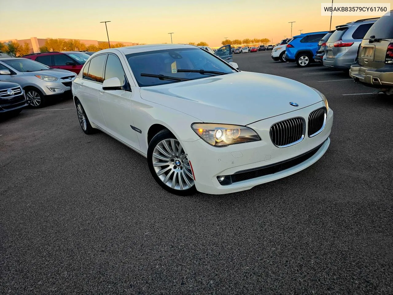 2009 BMW 750 Li VIN: WBAKB83579CY61760 Lot: 81021034