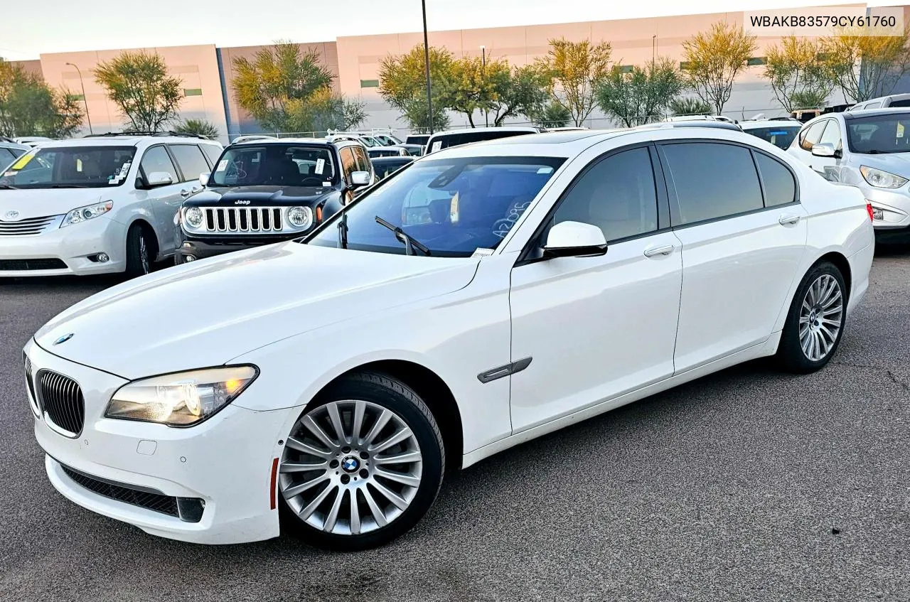 2009 BMW 750 Li VIN: WBAKB83579CY61760 Lot: 81021034