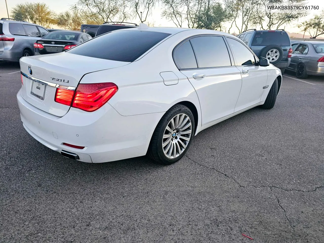 2009 BMW 750 Li VIN: WBAKB83579CY61760 Lot: 81021034