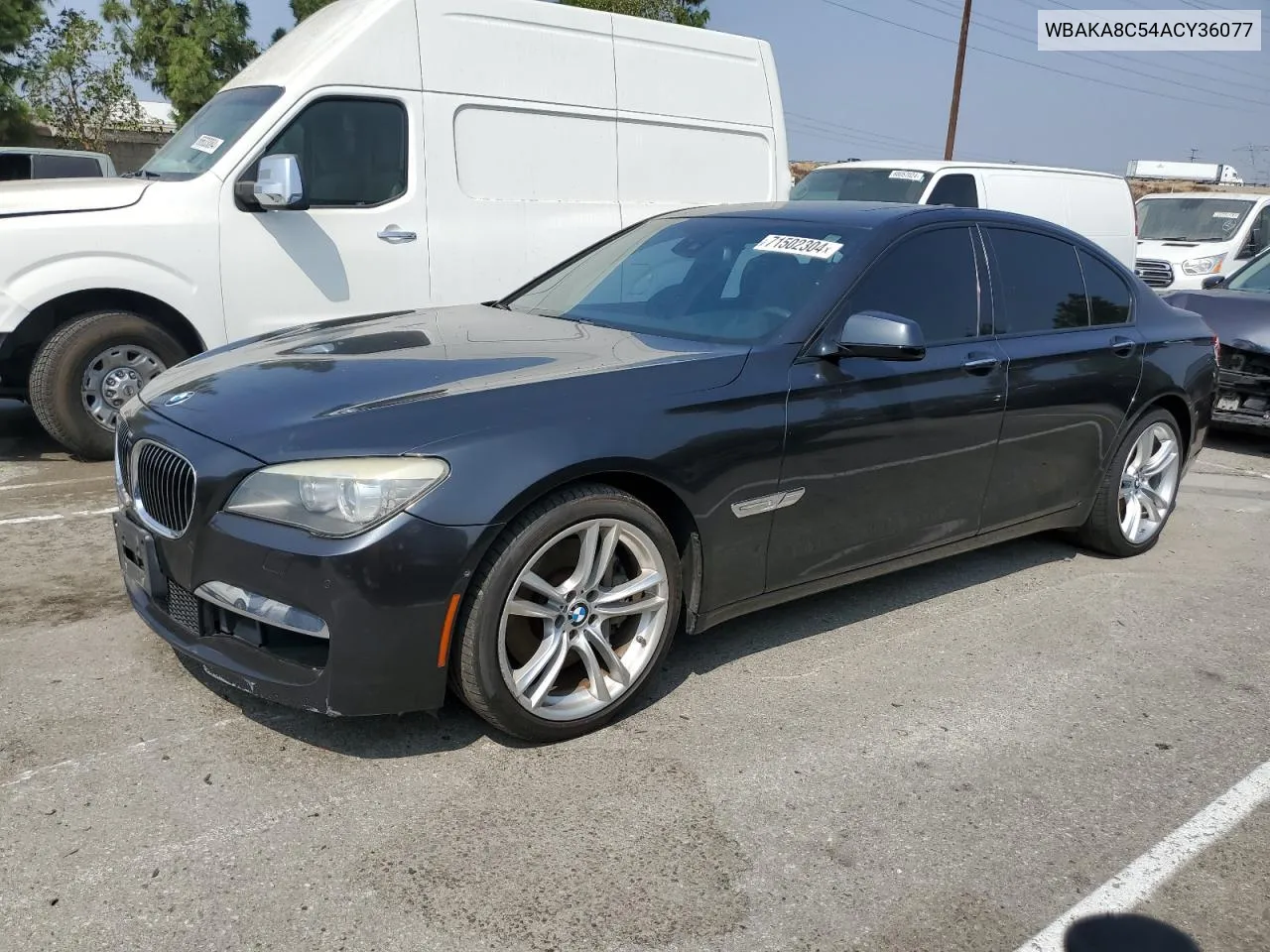 WBAKA8C54ACY36077 2010 BMW 750 I