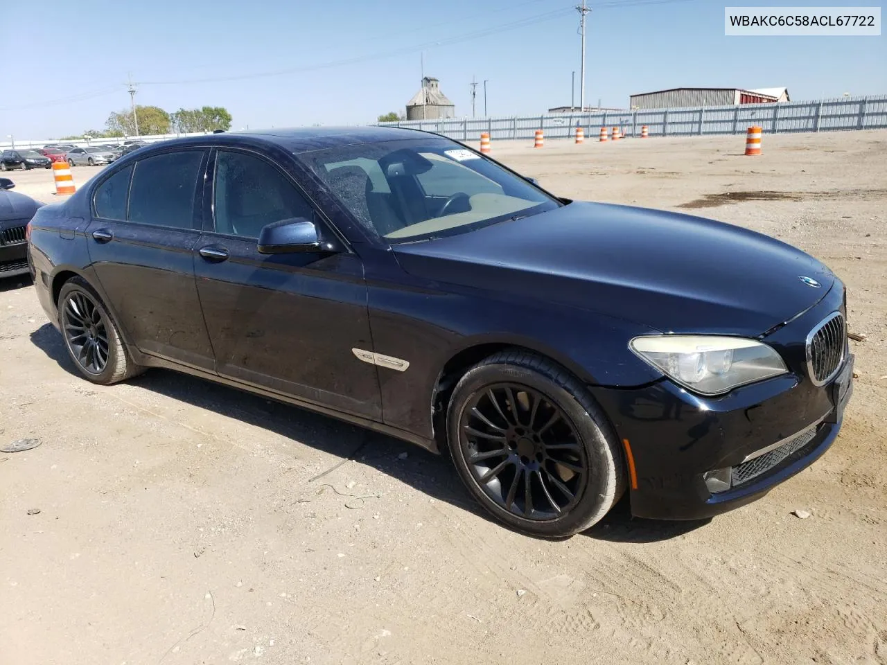 2010 BMW 750 I xDrive VIN: WBAKC6C58ACL67722 Lot: 72244024