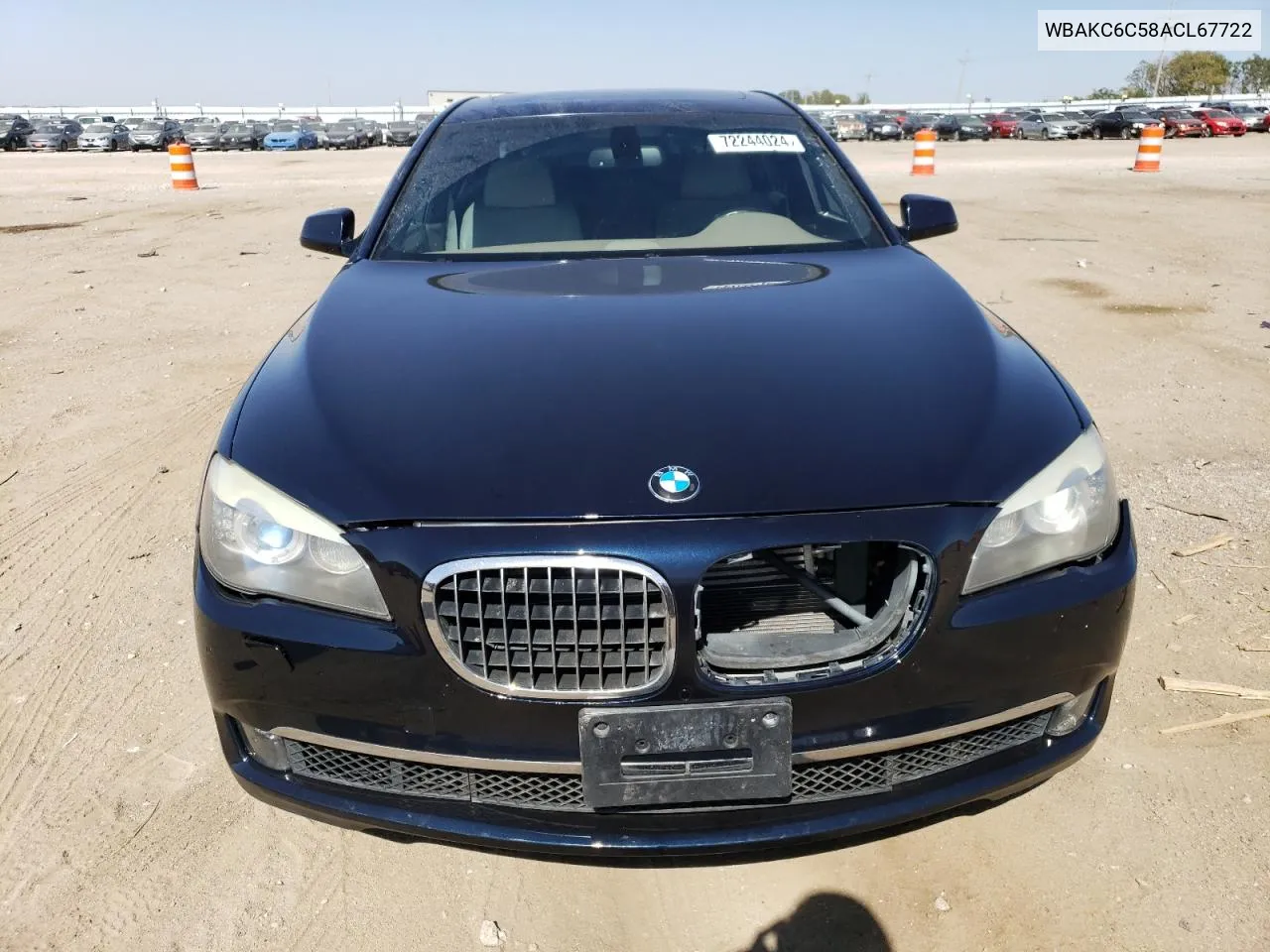 2010 BMW 750 I xDrive VIN: WBAKC6C58ACL67722 Lot: 72244024