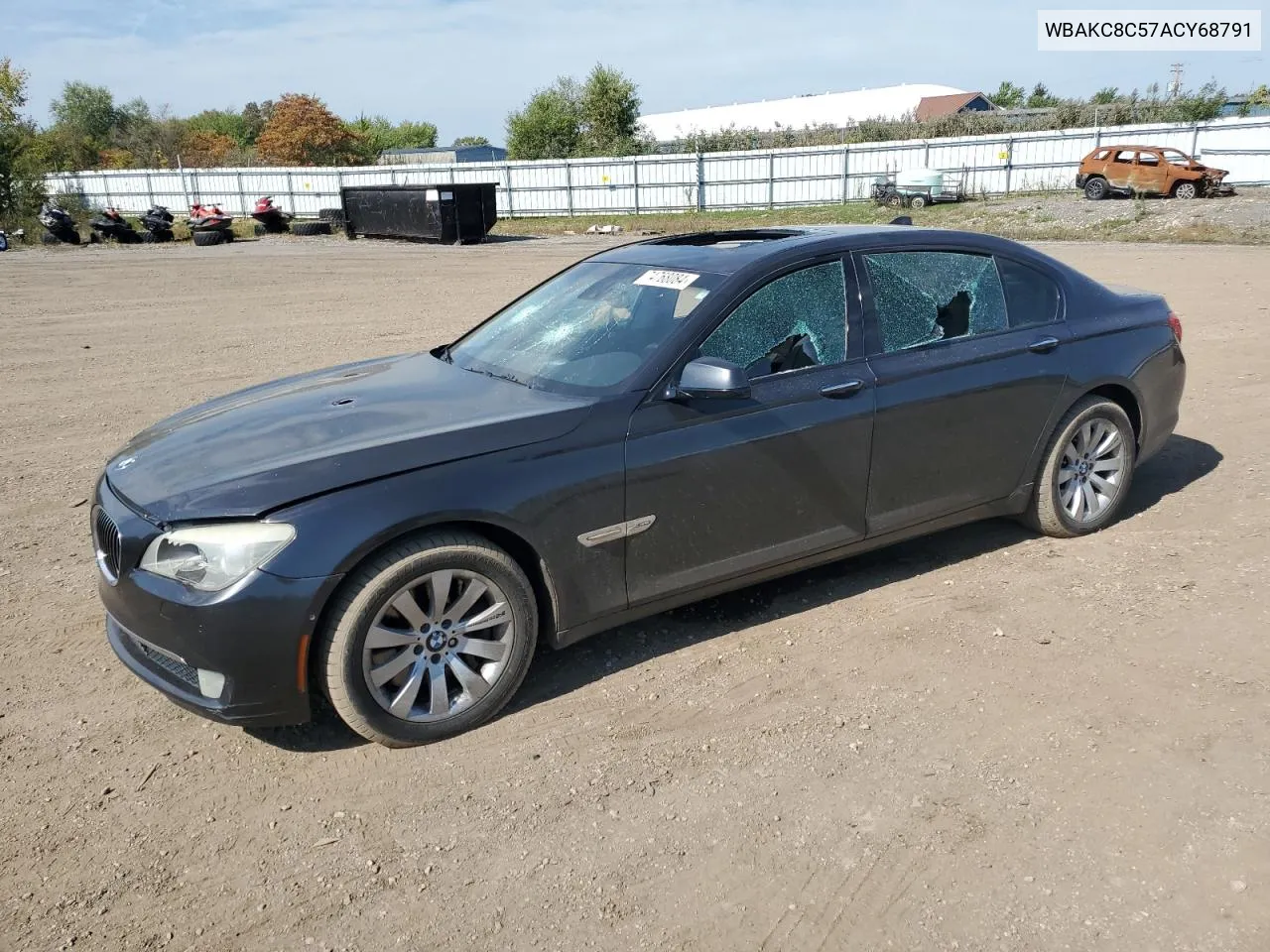 2010 BMW 750 Li xDrive VIN: WBAKC8C57ACY68791 Lot: 74768084