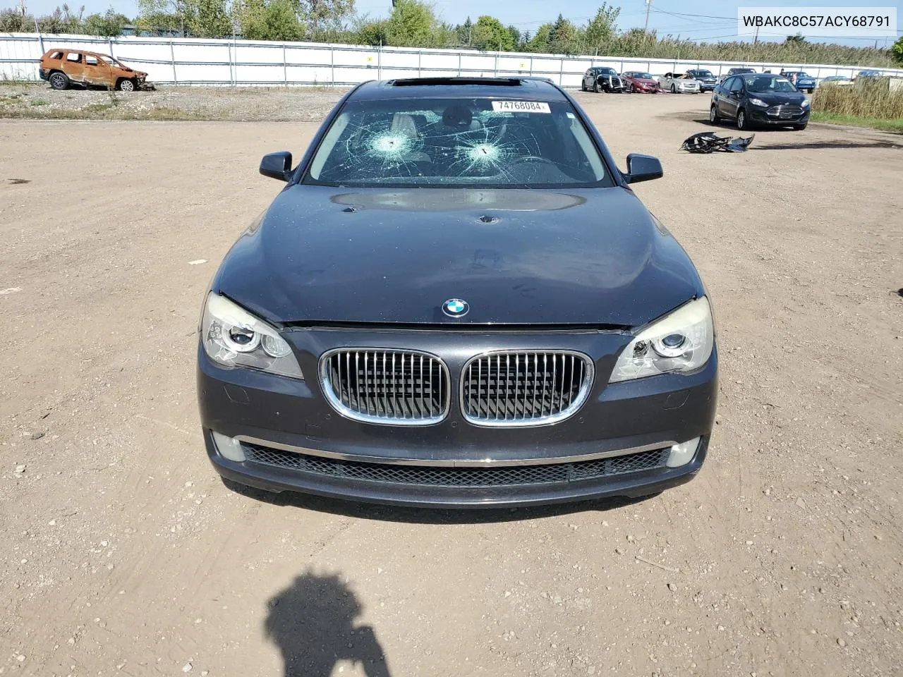 2010 BMW 750 Li xDrive VIN: WBAKC8C57ACY68791 Lot: 74768084