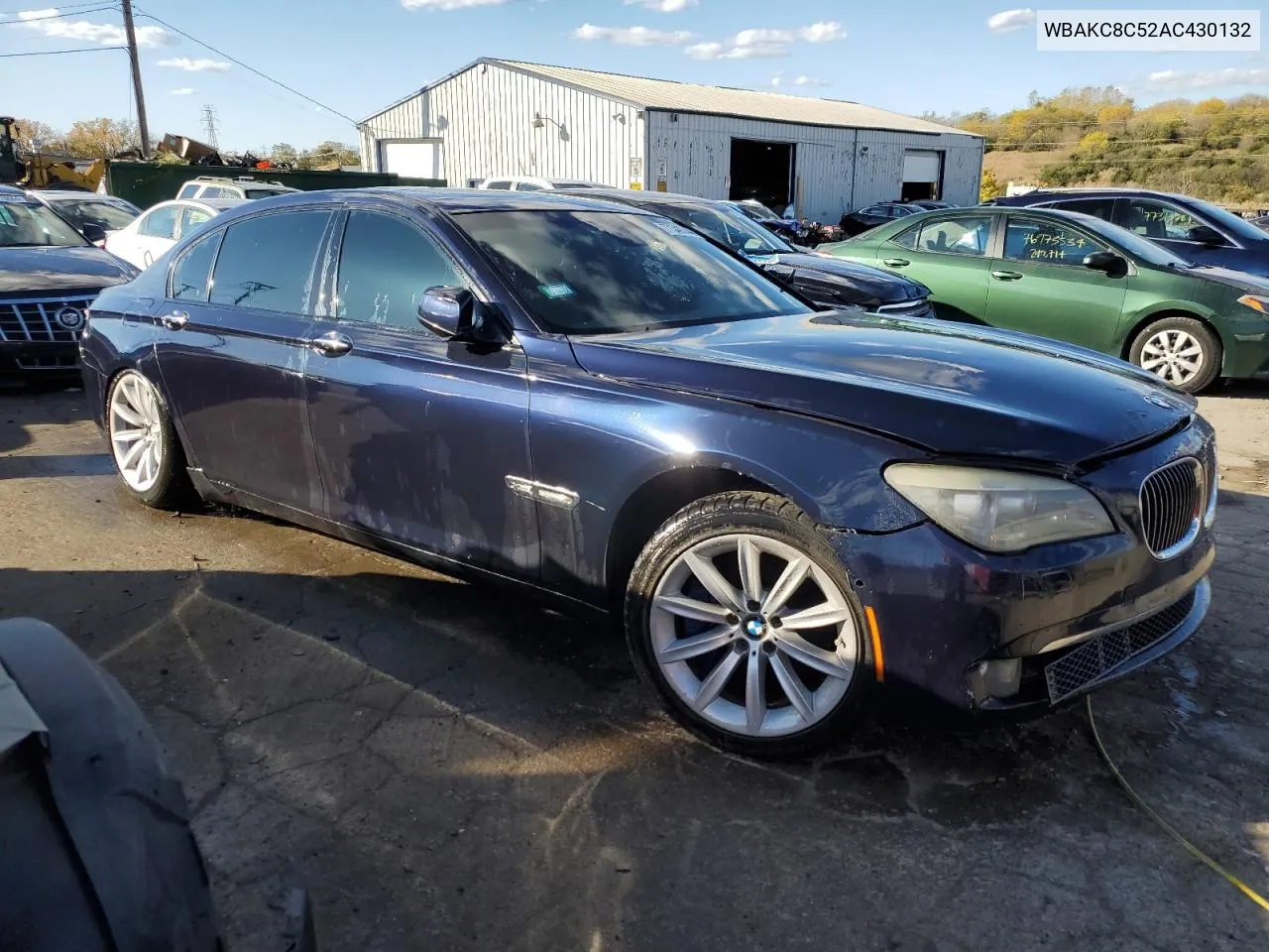 2010 BMW 750 Li xDrive VIN: WBAKC8C52AC430132 Lot: 77349744