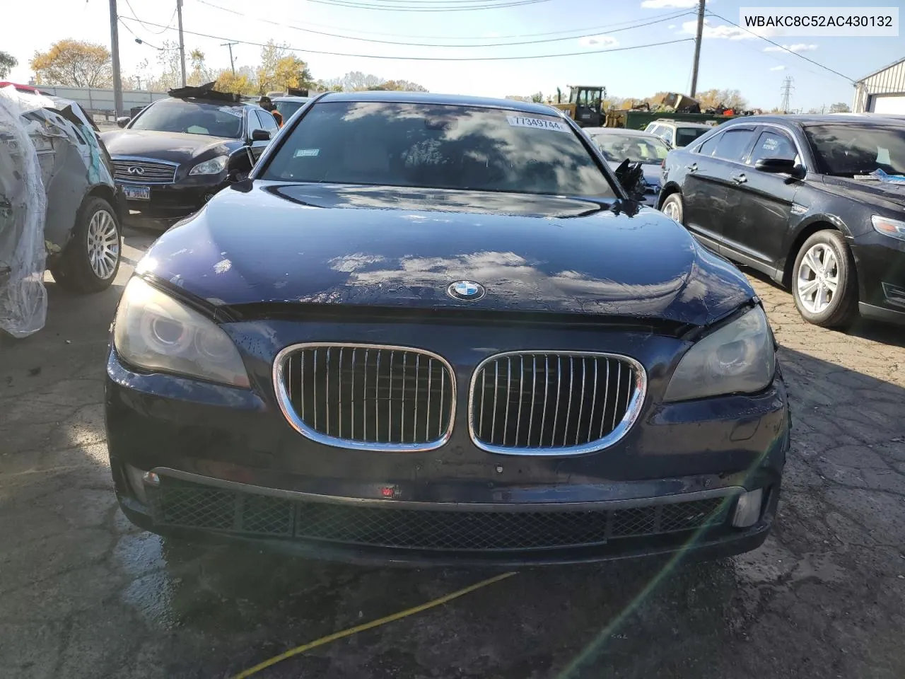 2010 BMW 750 Li xDrive VIN: WBAKC8C52AC430132 Lot: 77349744