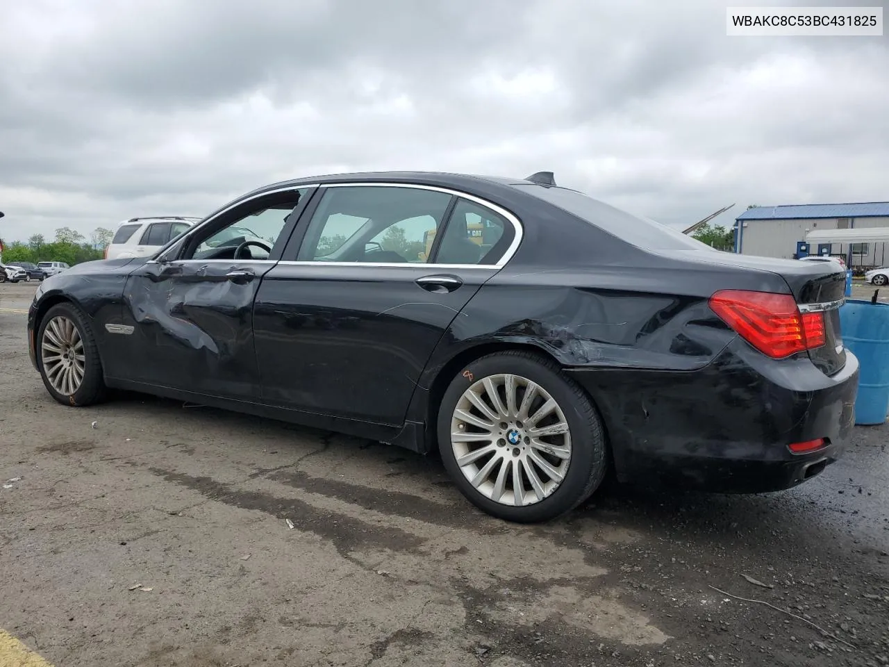 WBAKC8C53BC431825 2011 BMW 750 Lxi