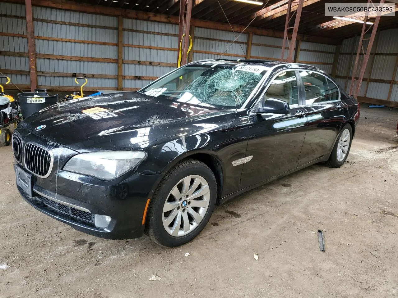 WBAKC8C50BC433595 2011 BMW 750 Lxi