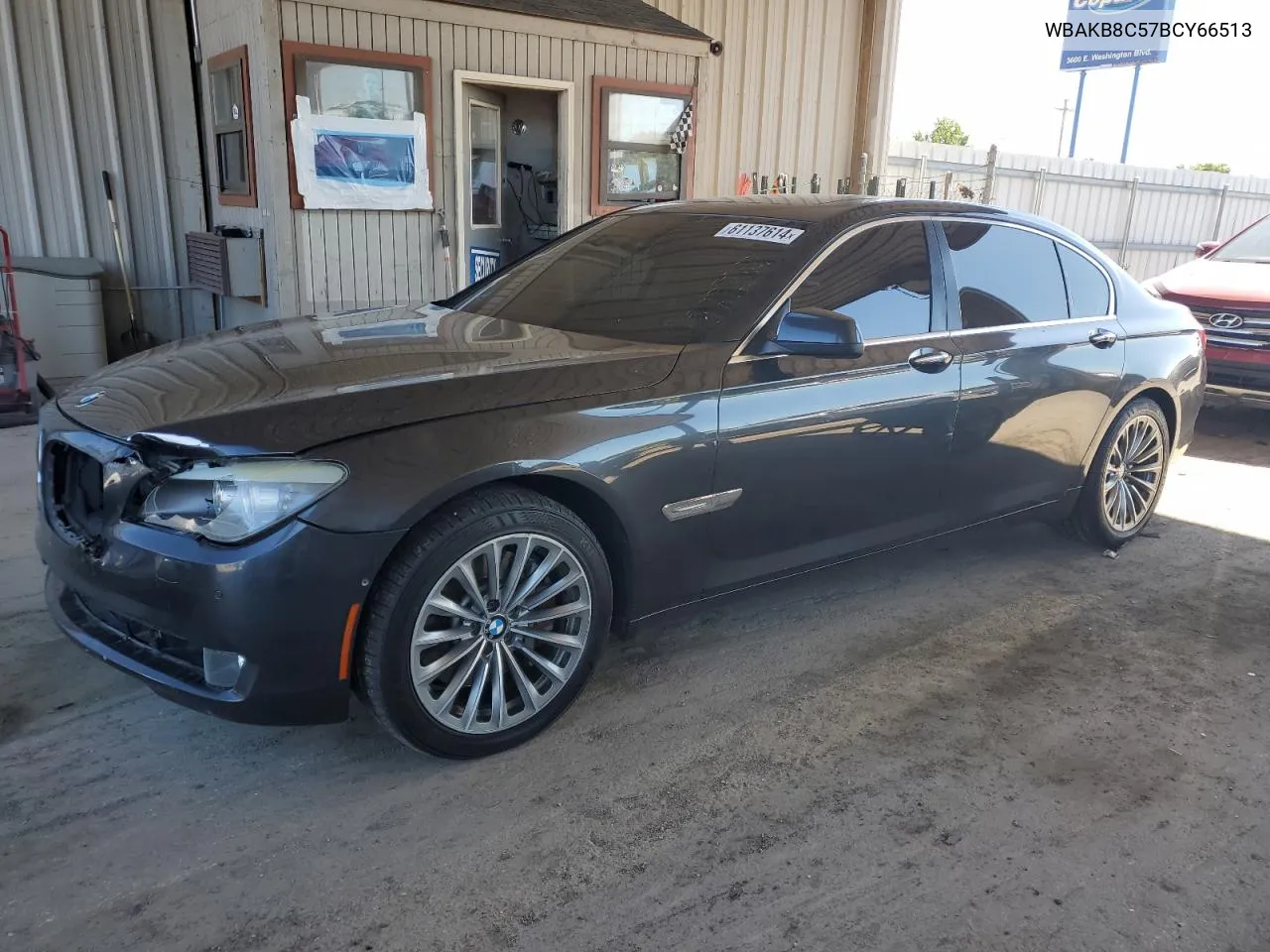 2011 BMW 750 Li VIN: WBAKB8C57BCY66513 Lot: 61137614