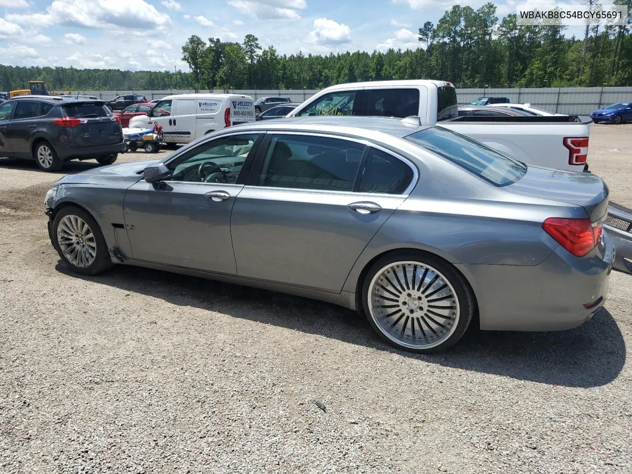 2011 BMW 750 Li VIN: WBAKB8C54BCY65691 Lot: 61159534