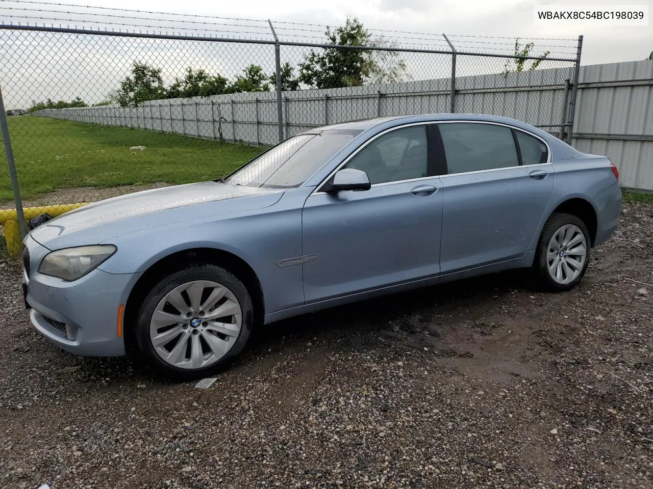 2011 BMW 750 Li VIN: WBAKX8C54BC198039 Lot: 63040154