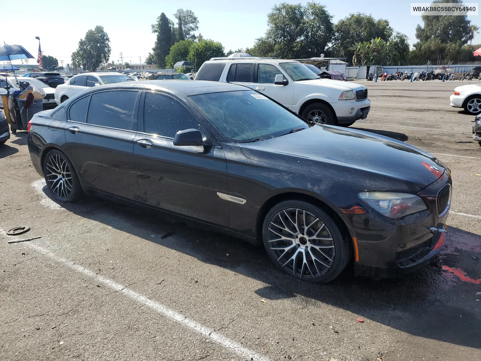 2011 BMW 750 Li VIN: WBAKB8C55BCY64940 Lot: 65255414