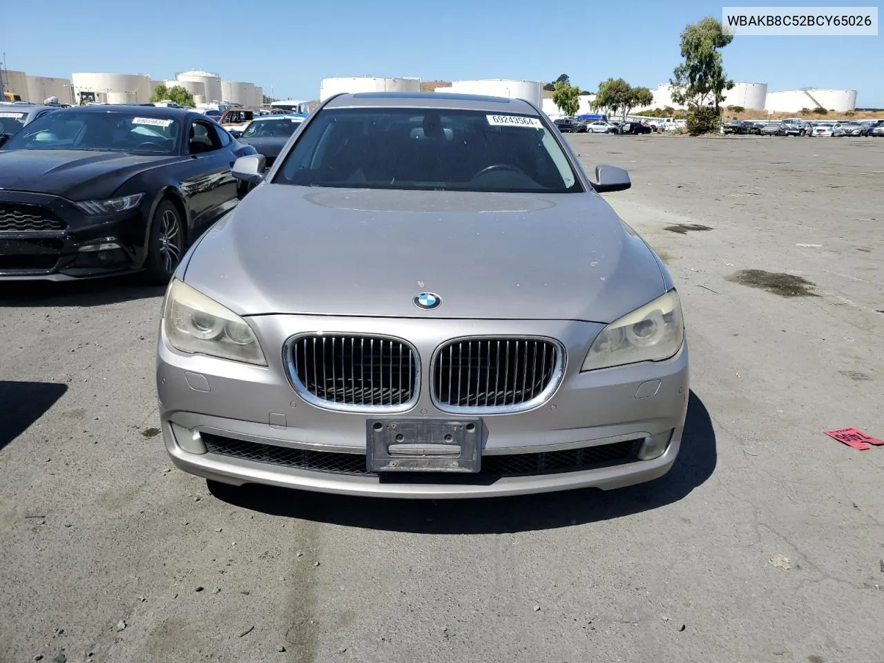 2011 BMW 750 Li VIN: WBAKB8C52BCY65026 Lot: 69243564