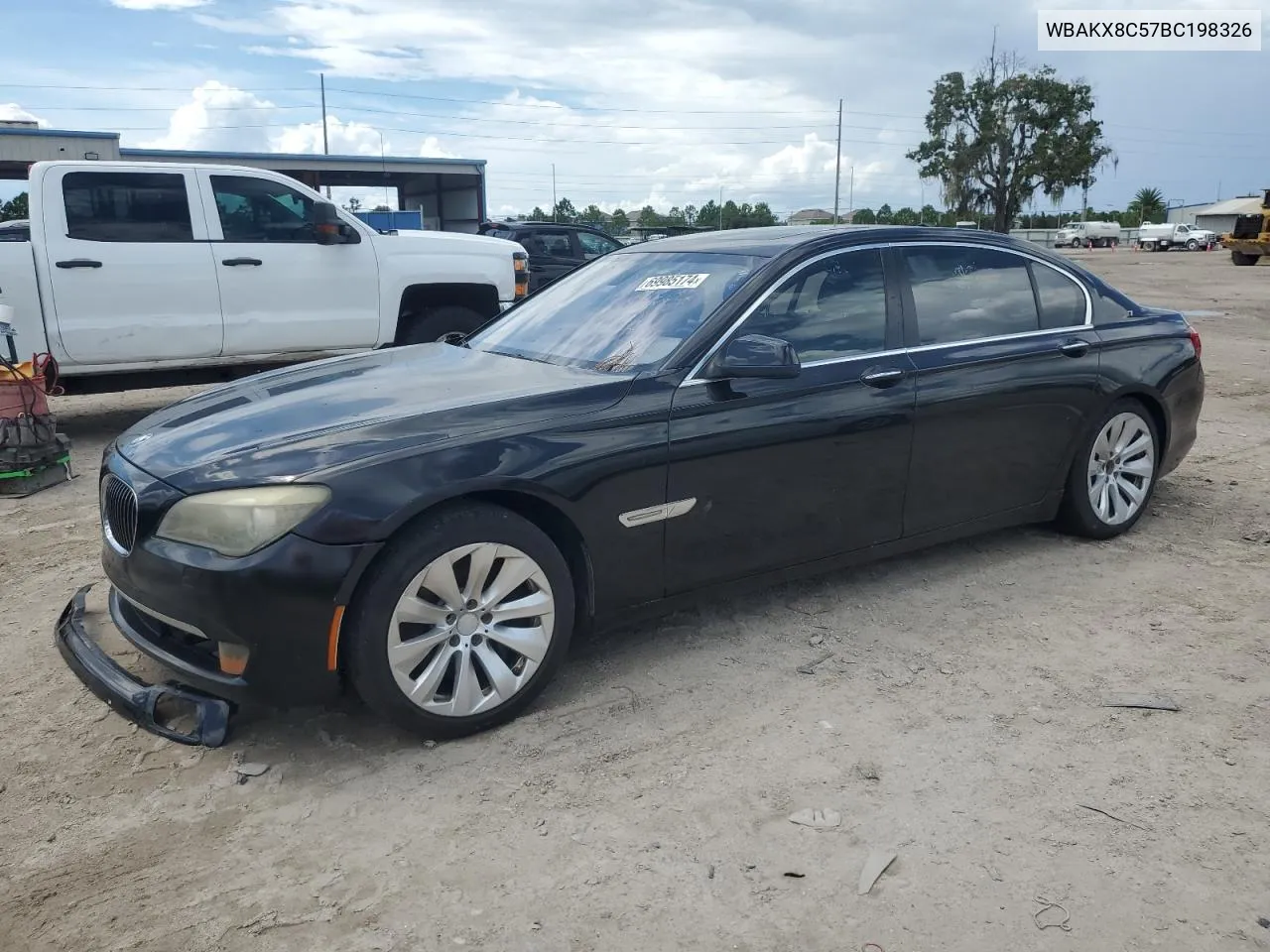 2011 BMW 750 Li VIN: WBAKX8C57BC198326 Lot: 69985174