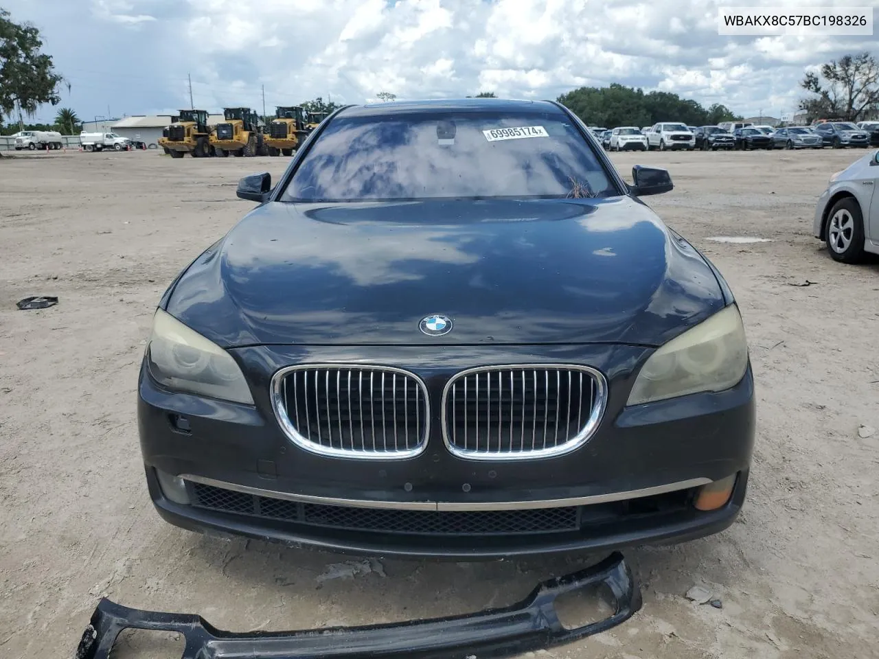 2011 BMW 750 Li VIN: WBAKX8C57BC198326 Lot: 69985174