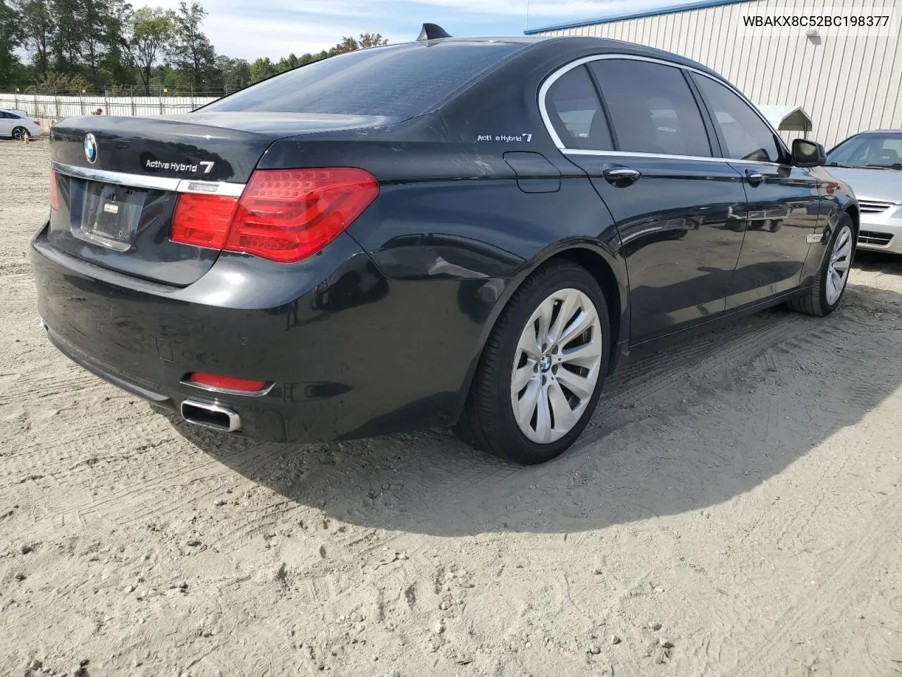 2011 BMW 750 Li VIN: WBAKX8C52BC198377 Lot: 70003444