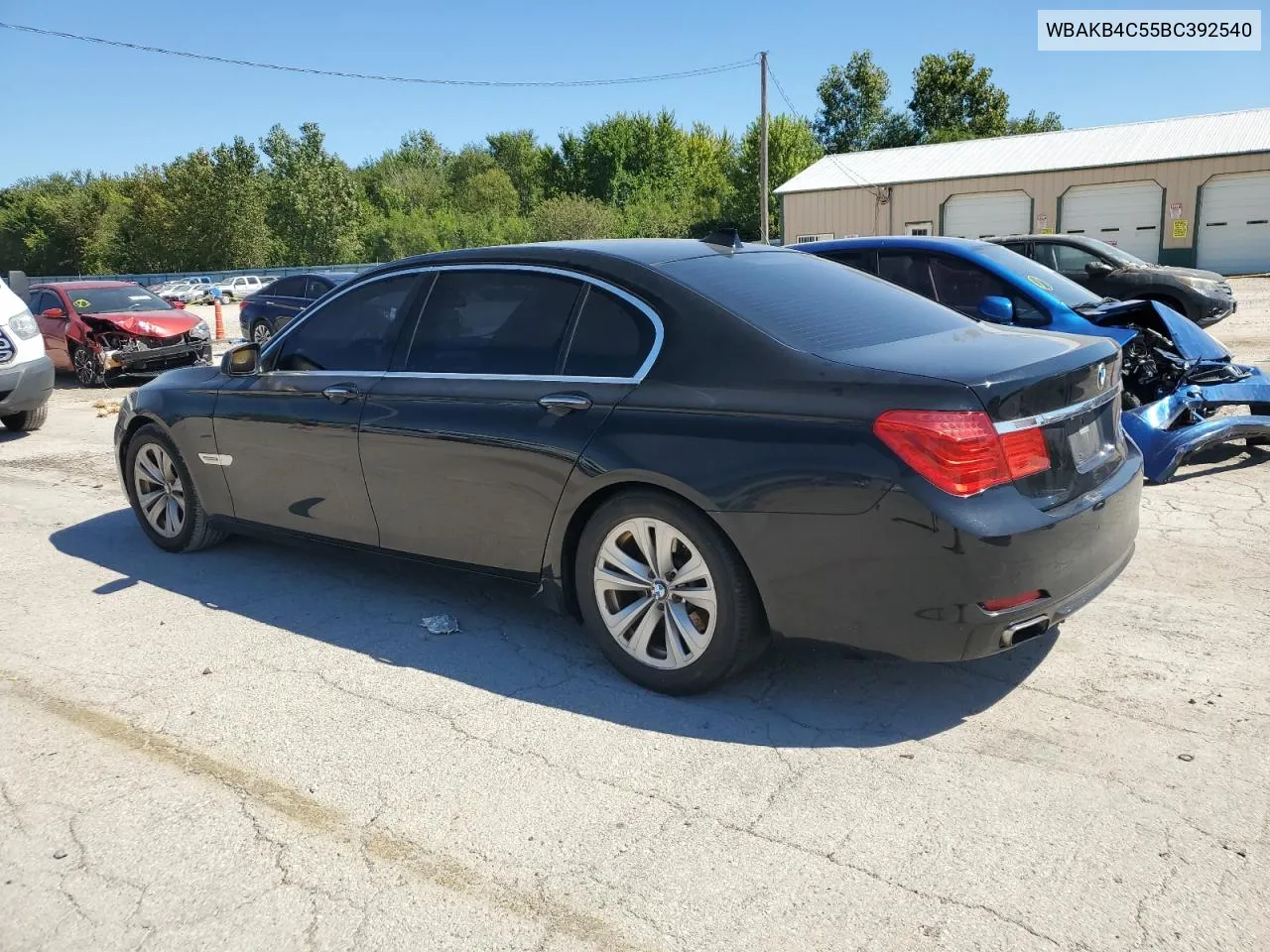 2011 BMW 740 Li VIN: WBAKB4C55BC392540 Lot: 70272024