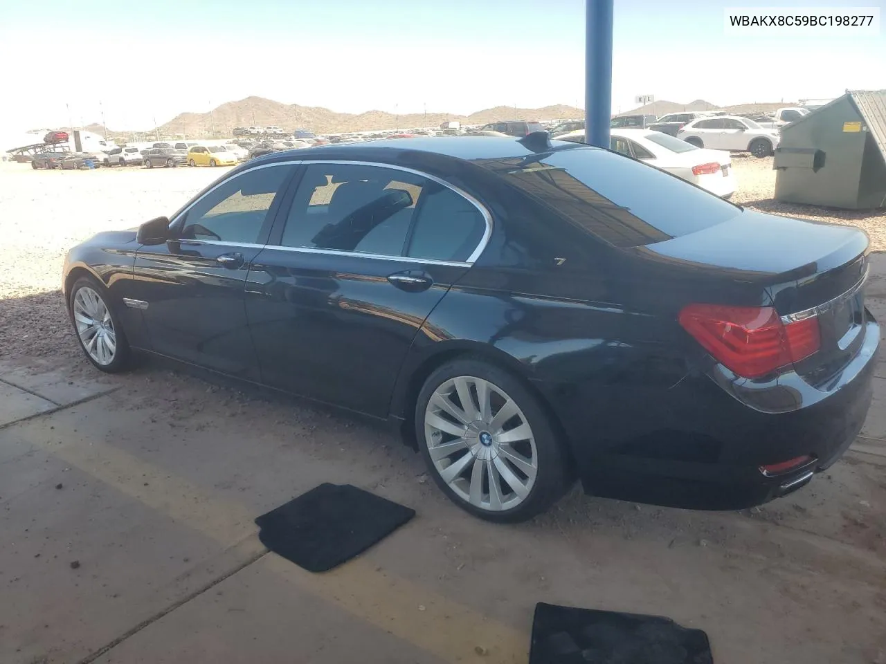 2011 BMW 750 Li VIN: WBAKX8C59BC198277 Lot: 70436434