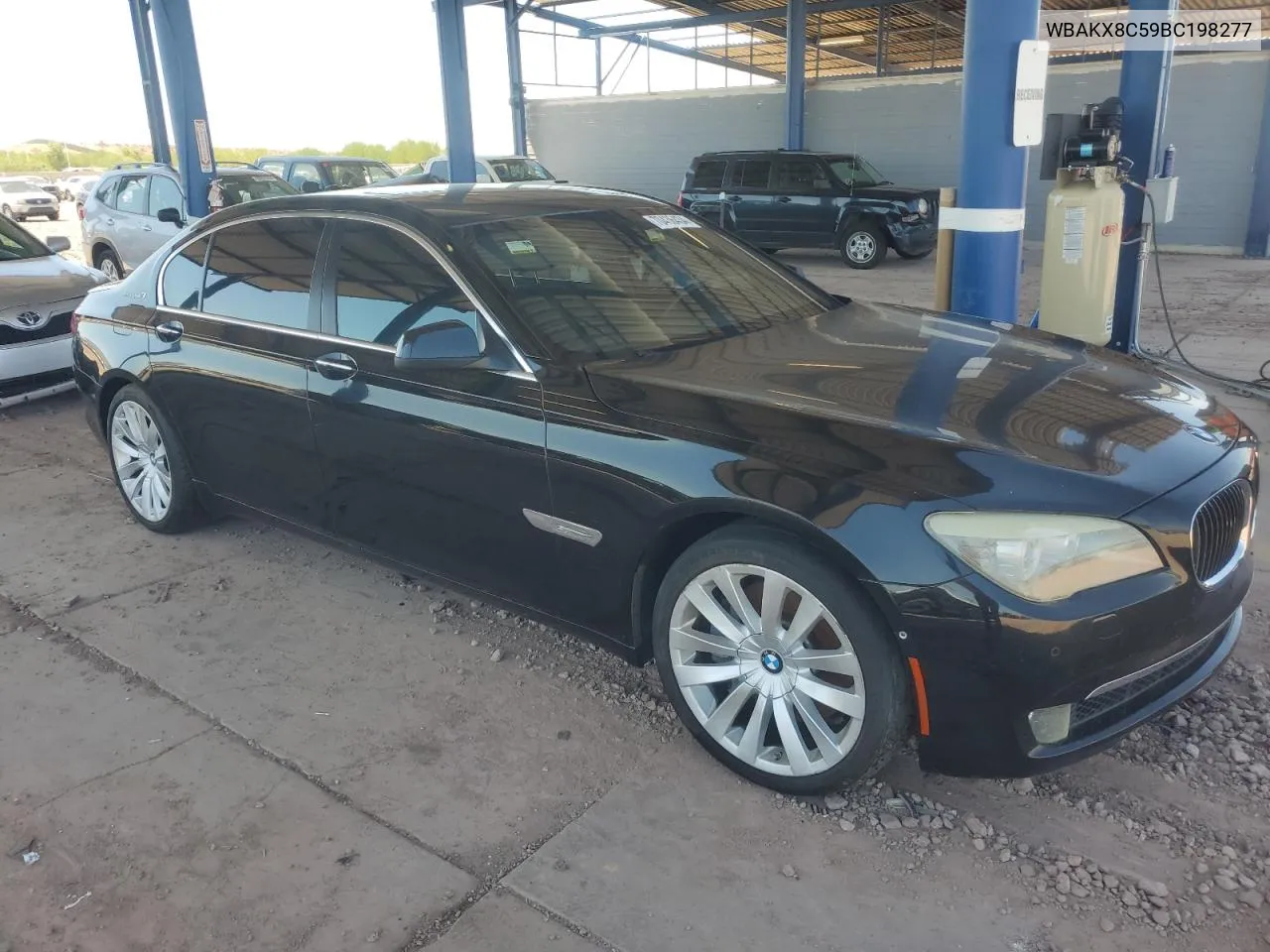 2011 BMW 750 Li VIN: WBAKX8C59BC198277 Lot: 70436434