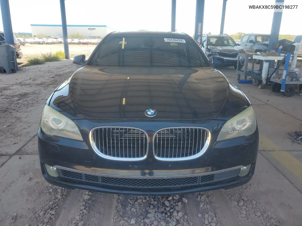 2011 BMW 750 Li VIN: WBAKX8C59BC198277 Lot: 70436434