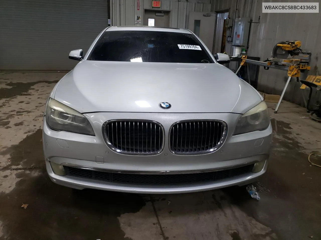 2011 BMW 750 Lxi VIN: WBAKC8C58BC433683 Lot: 75199784