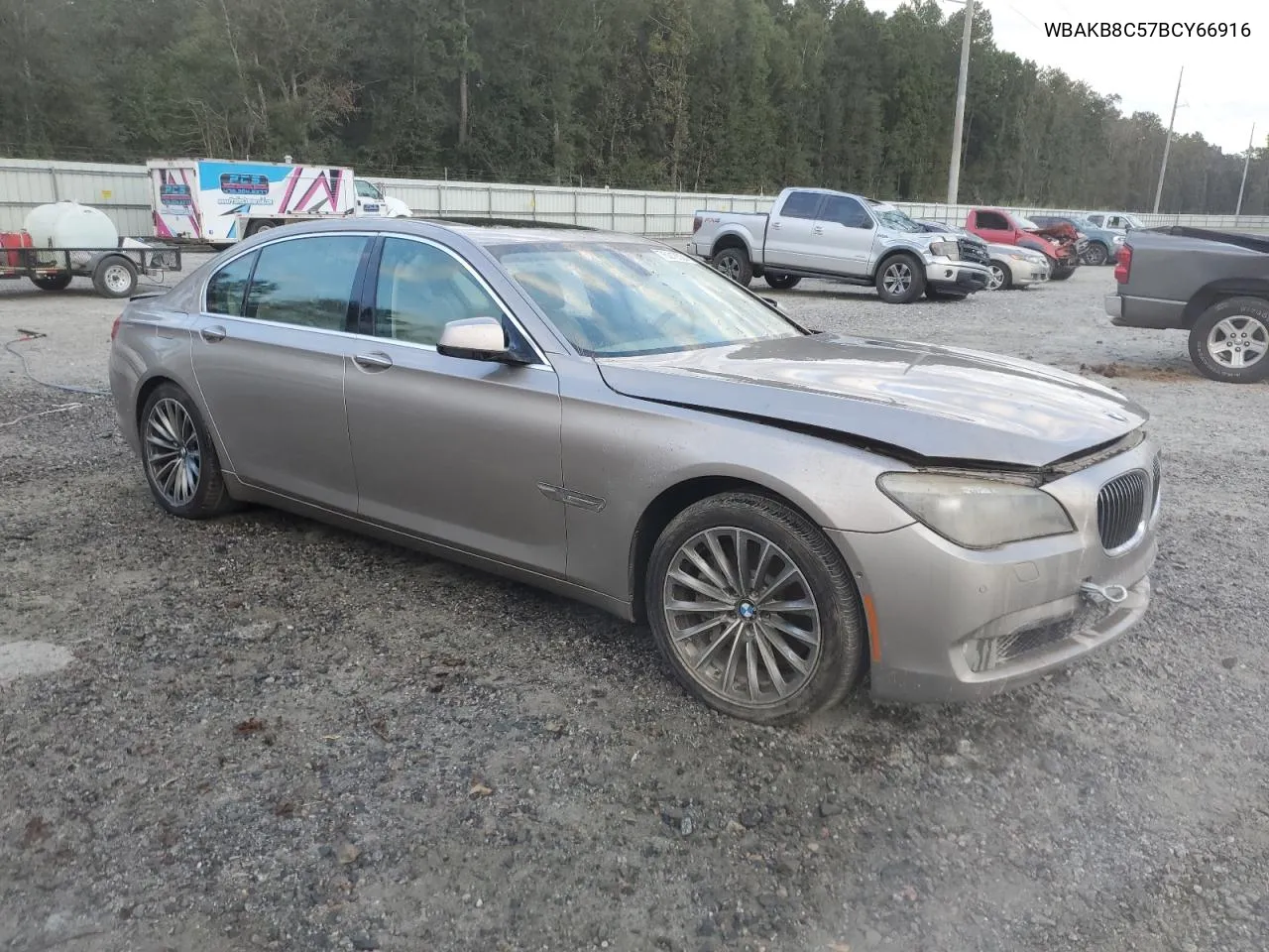 2011 BMW 750 Li VIN: WBAKB8C57BCY66916 Lot: 75218324