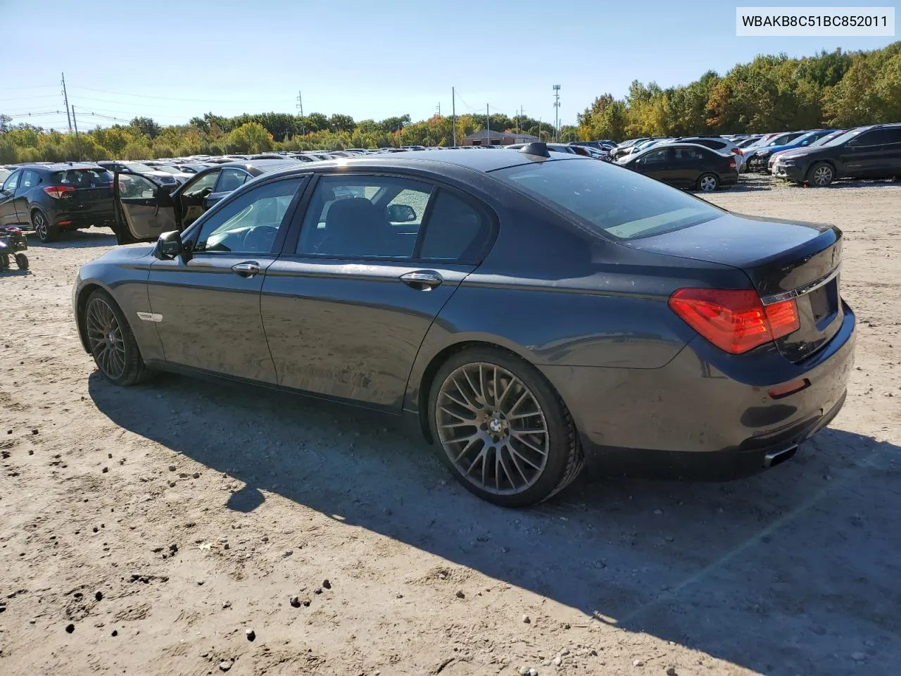 2011 BMW 750 Li VIN: WBAKB8C51BC852011 Lot: 75425254