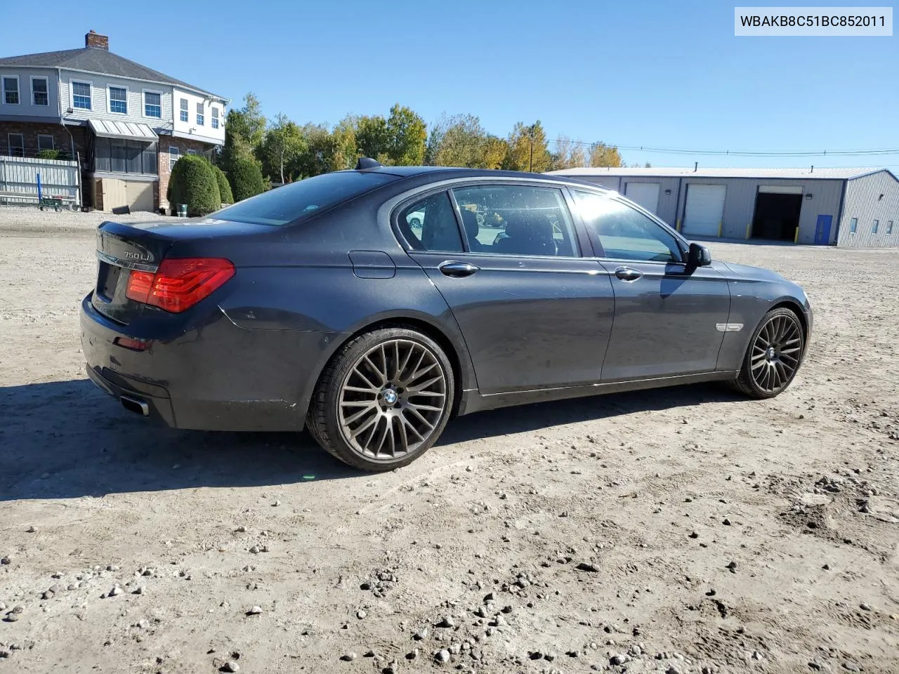 2011 BMW 750 Li VIN: WBAKB8C51BC852011 Lot: 75425254