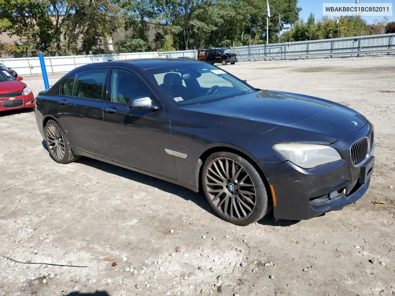 2011 BMW 750 Li VIN: WBAKB8C51BC852011 Lot: 75425254