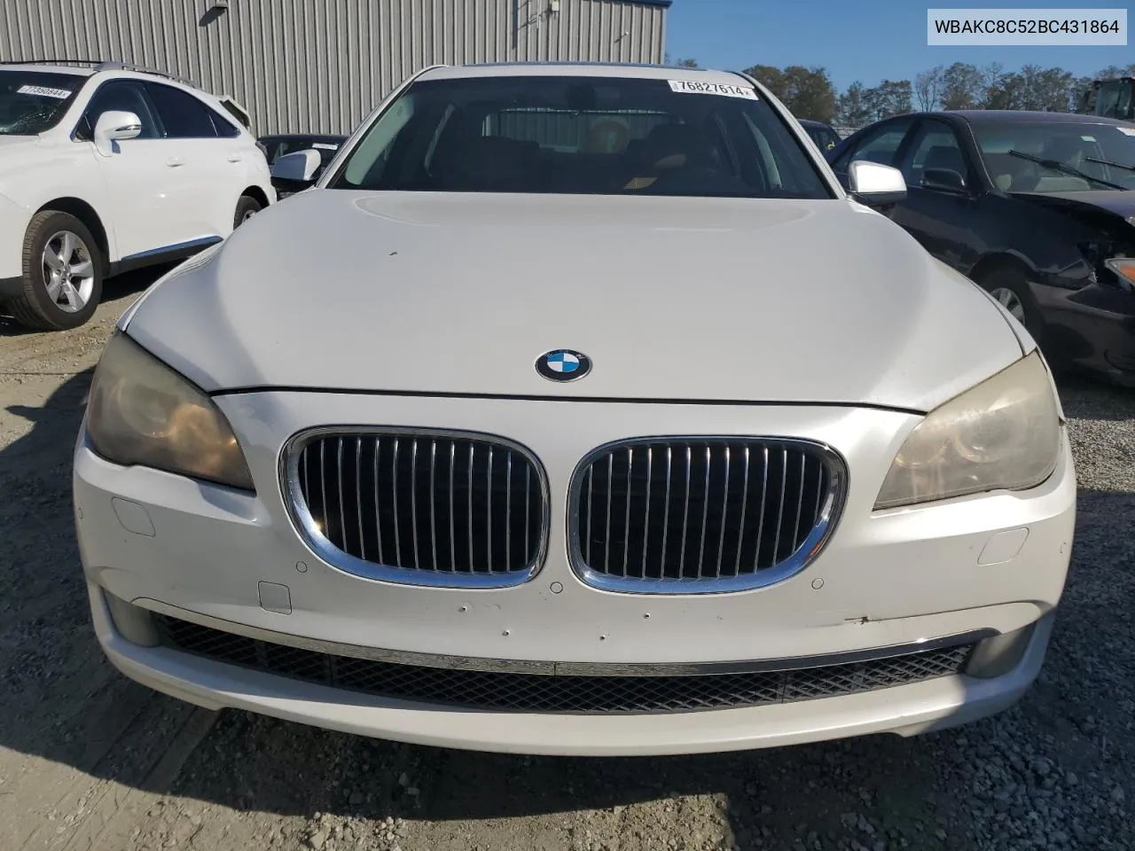 2011 BMW 750 Lxi VIN: WBAKC8C52BC431864 Lot: 76827614