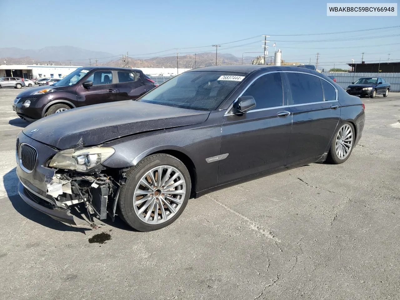 2011 BMW 750 Li VIN: WBAKB8C59BCY66948 Lot: 76837444