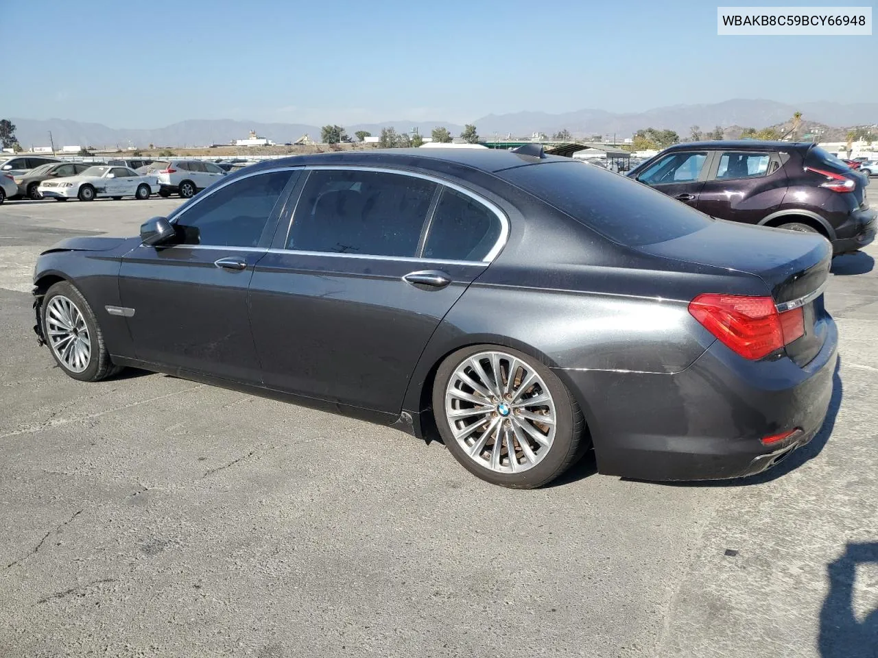 2011 BMW 750 Li VIN: WBAKB8C59BCY66948 Lot: 76837444