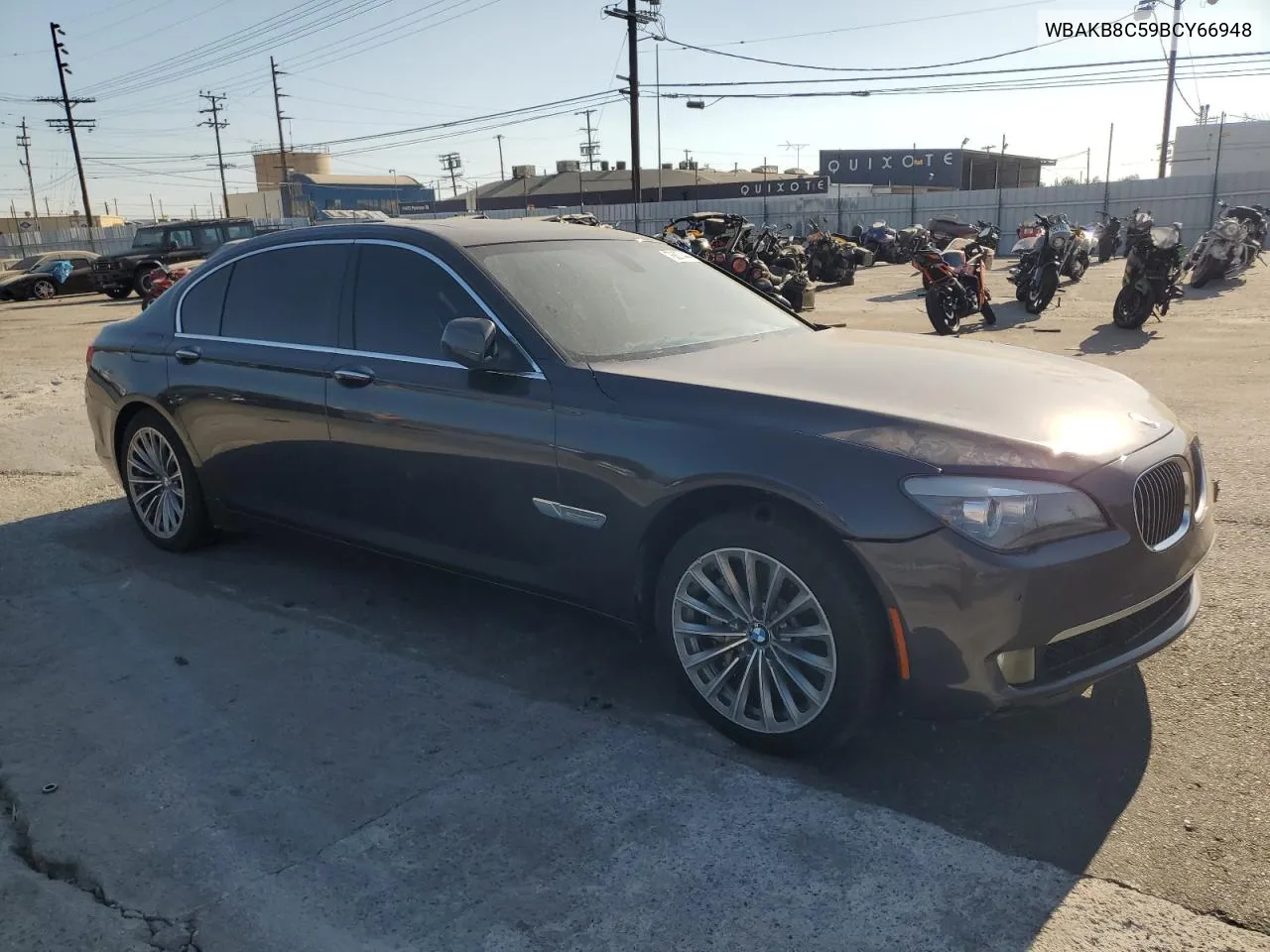 2011 BMW 750 Li VIN: WBAKB8C59BCY66948 Lot: 76837444