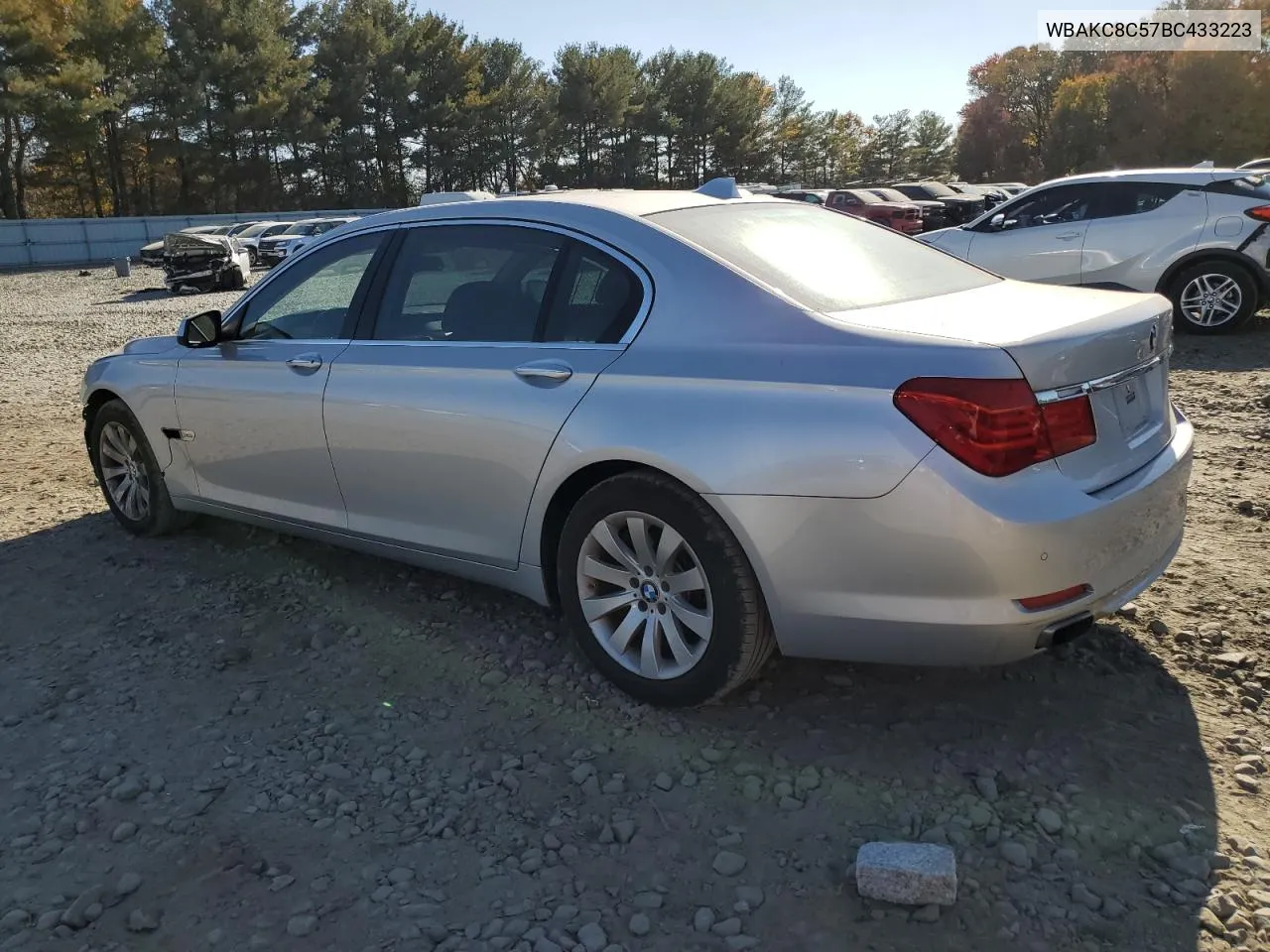 2011 BMW 750 Lxi VIN: WBAKC8C57BC433223 Lot: 77155914