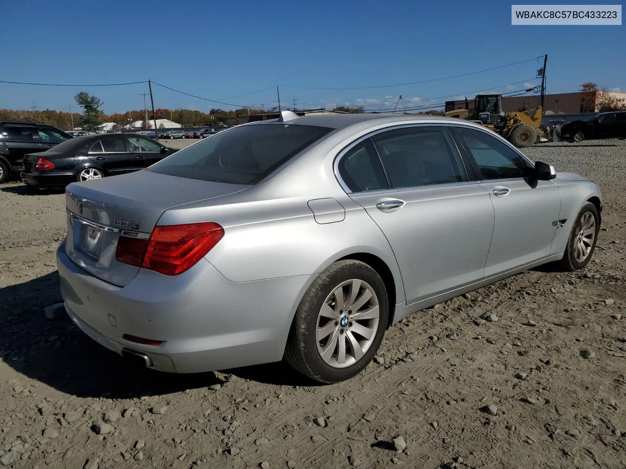 2011 BMW 750 Lxi VIN: WBAKC8C57BC433223 Lot: 77155914