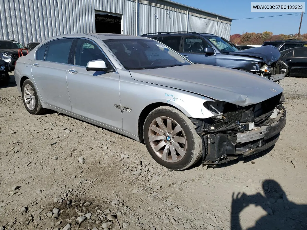 2011 BMW 750 Lxi VIN: WBAKC8C57BC433223 Lot: 77155914