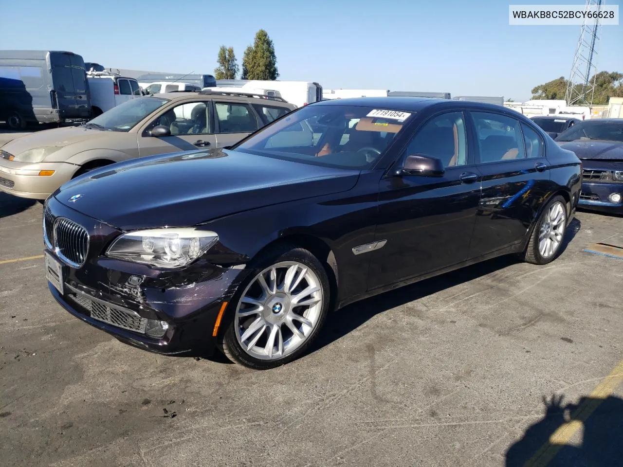 2011 BMW 750 Li VIN: WBAKB8C52BCY66628 Lot: 77191054