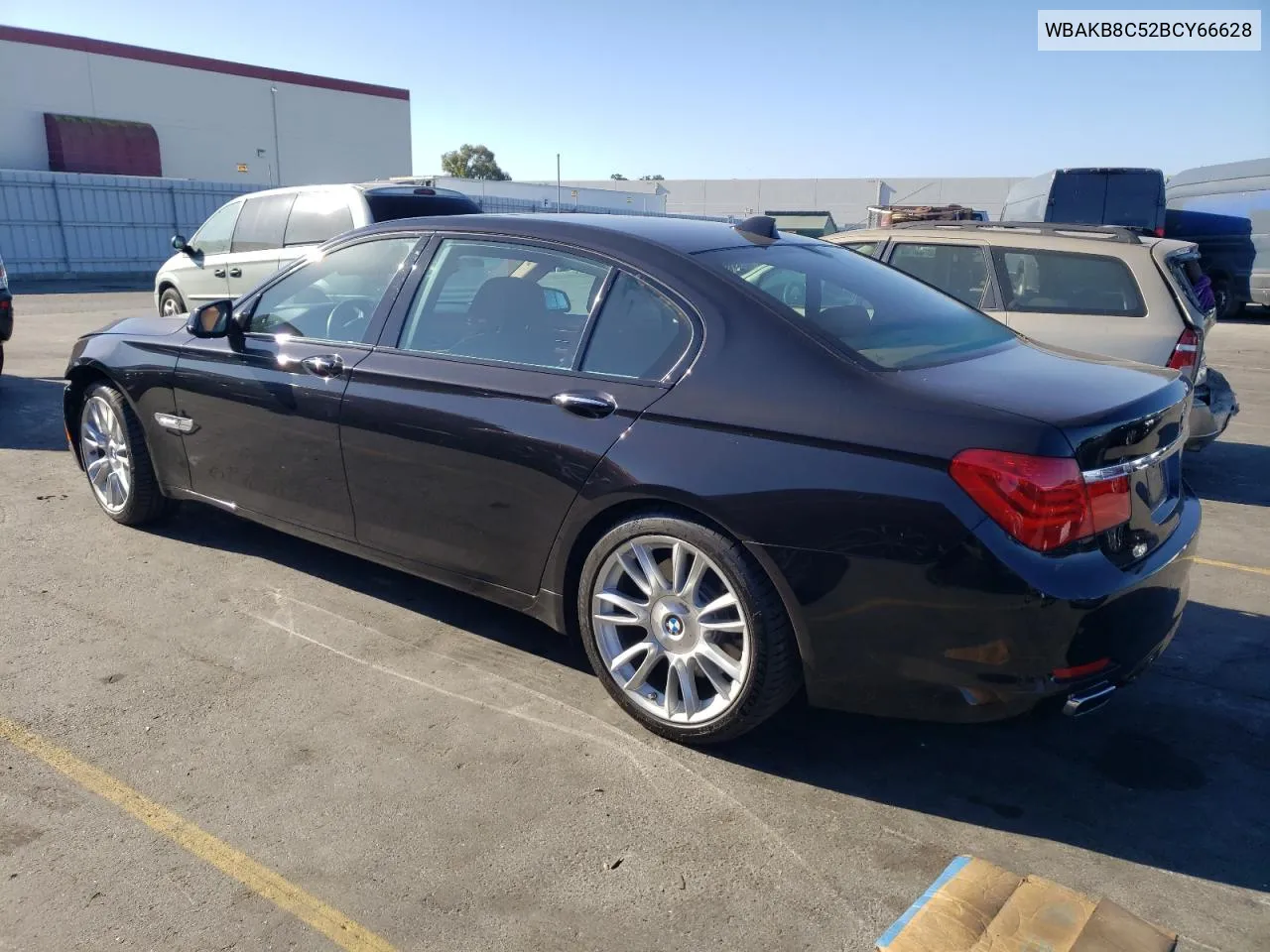 2011 BMW 750 Li VIN: WBAKB8C52BCY66628 Lot: 77191054