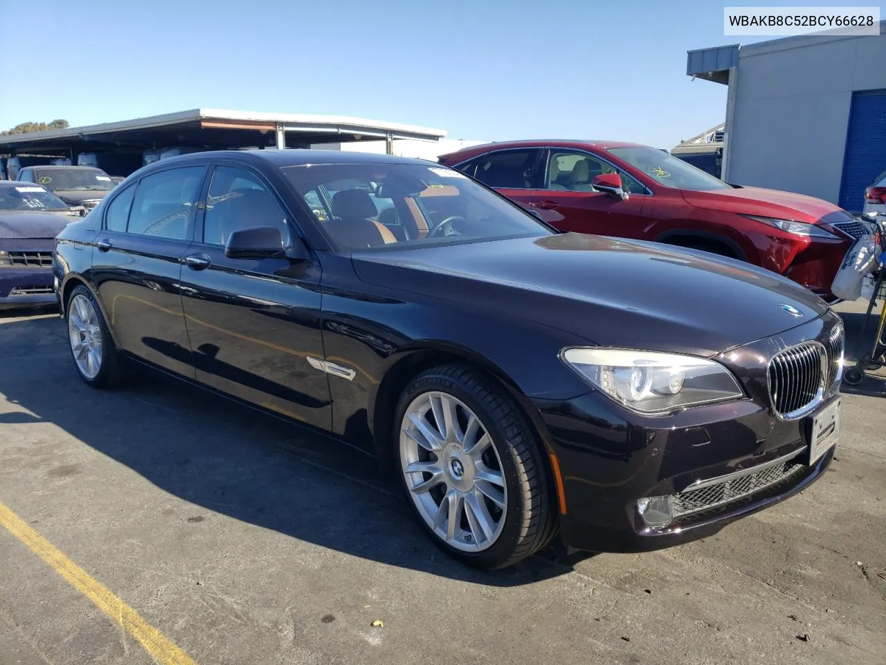 2011 BMW 750 Li VIN: WBAKB8C52BCY66628 Lot: 77191054