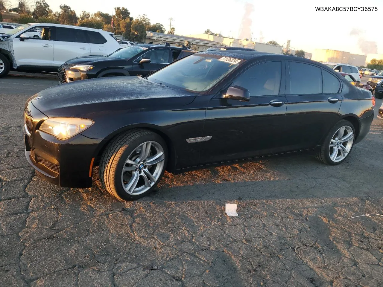 2011 BMW 750 I VIN: WBAKA8C57BCY36575 Lot: 77526024